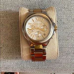Two tone Michael Kors watch